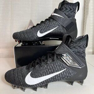 Nike Alpha Menace Elite 2 Black‎ Football Cleats (AO3374-001) Men Size 13